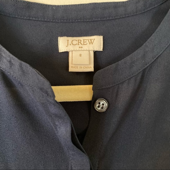 Navy Blue J.Crew Blouse - Picture 2 of 8